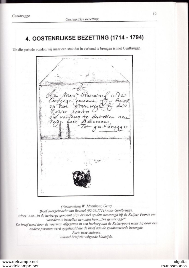 906/39 --  LIVRE/BOEK FISTO Nr 63 - Postgeschiedenis GENTBRUGGE , 91 Blz, 1999, Door Eric De Meester - Filatelie En Postgeschiedenis