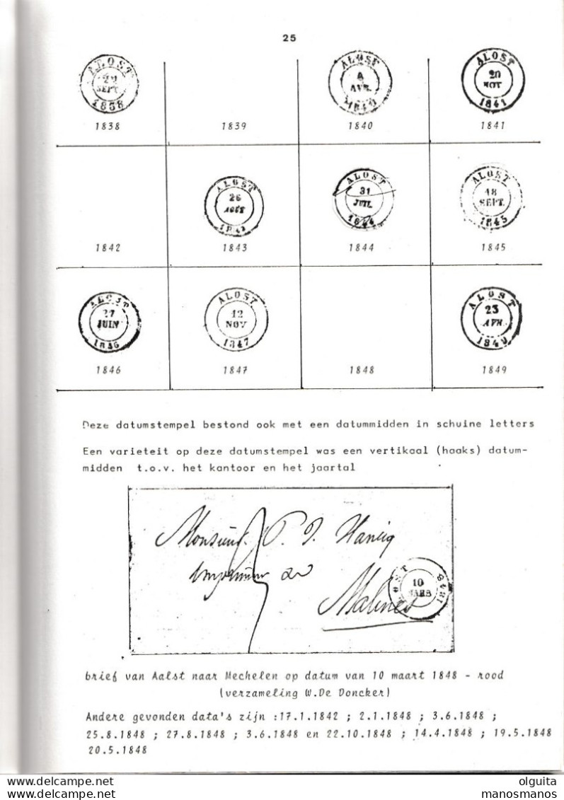 992/35 --  LIVRE/BOEK FISTO Nr 9 - Postgeschiedenis Der Stad AALST , 151 Blz ,  1986 , Door W. De Doncker - Filatelie En Postgeschiedenis