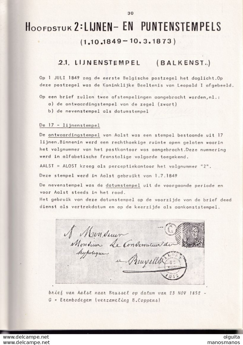 992/35 --  LIVRE/BOEK FISTO Nr 9 - Postgeschiedenis Der Stad AALST , 151 Blz ,  1986 , Door W. De Doncker - Philately And Postal History