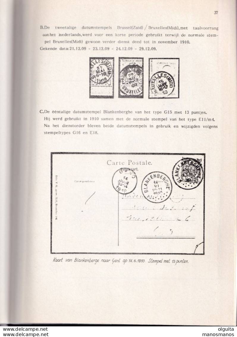 998/35 --  LIVRE/BOEK FISTO Nr 21 - De Invoering Van De Tweetalige Stempels , 60 Blz, 1989 , Door De Keyser En Van Damme - Annullamenti