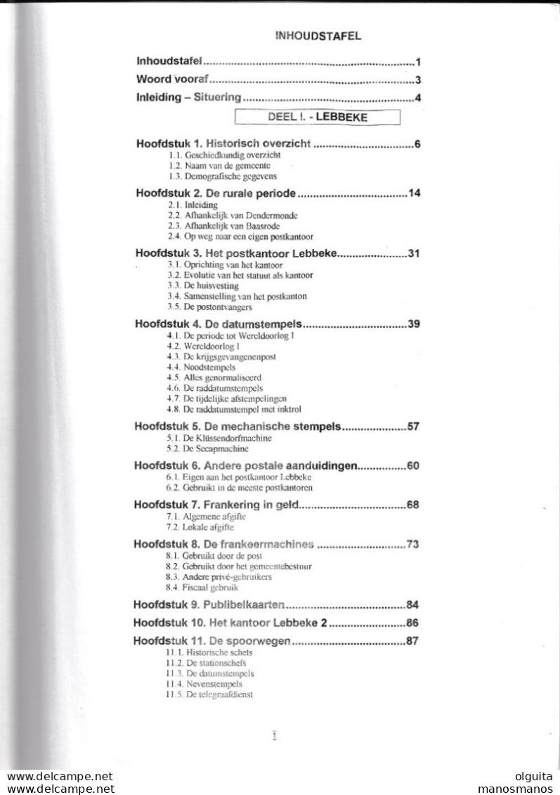 905/39 --  LIVRE/BOEK FISTO Nr 58 - Postgeschiedenis LEBBEKE, DENDERBELLE,WIEZE , 144 Blz, 1998, Door Julien Heyvaert - Filatelia E Storia Postale