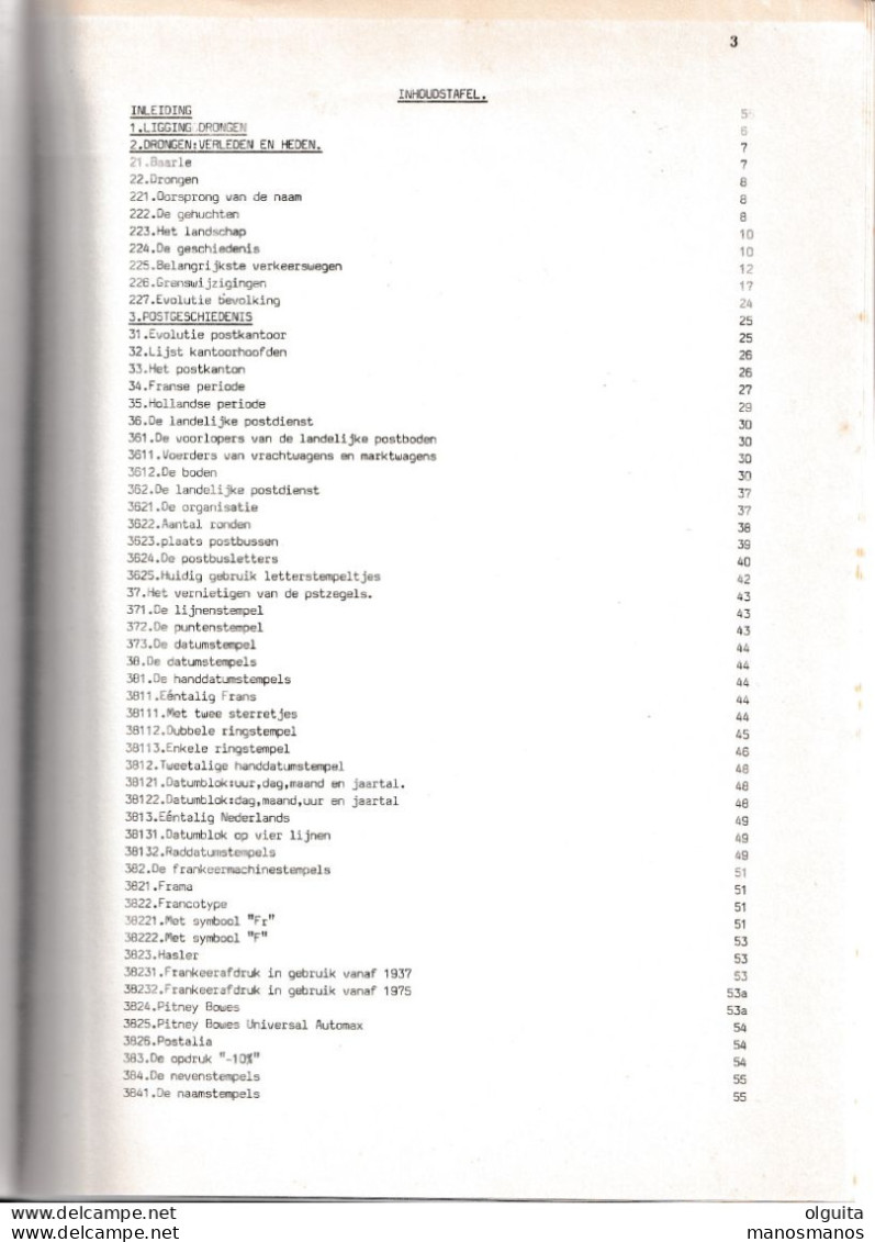 995/35 --  LIVRE/BOEK FISTO Nr 13 - Postgeschiedenis Van DRONGEN , 82 Blz , 1987 , Door De Meester En D'hondt - Filatelia E Historia De Correos