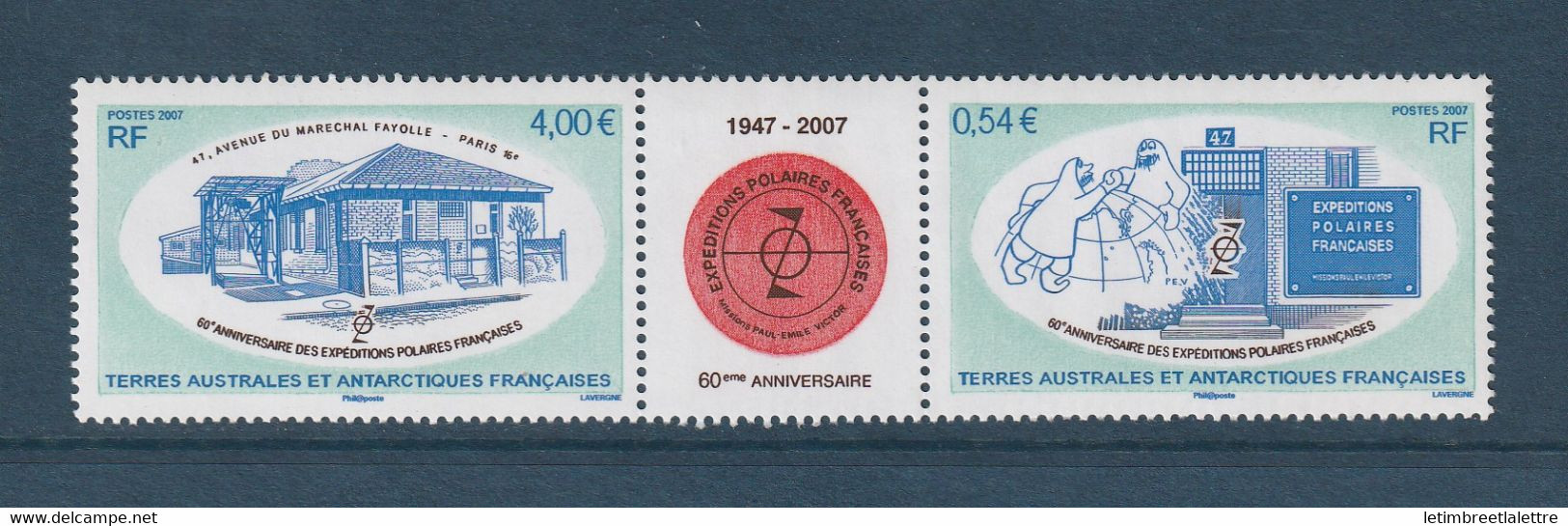 TAAF - YT N° 459 à 460 ** - Neuf Sans Charnière - 2007 - Unused Stamps