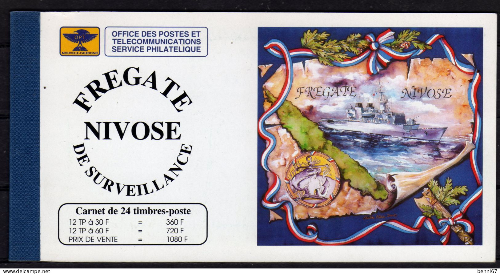 NOUVELLE CALEDONIE Caledonia 1994 Frégate Nivose Bateau Ship CARNET Yv C668 MNH ** - Libretti