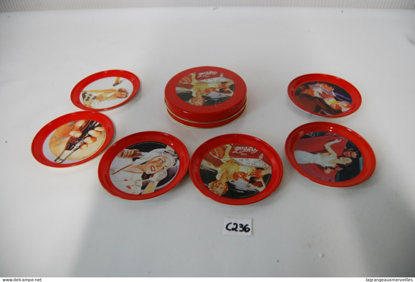 C236 Ancien Sous Verre - Sous Box - Coca Cola - Coasters