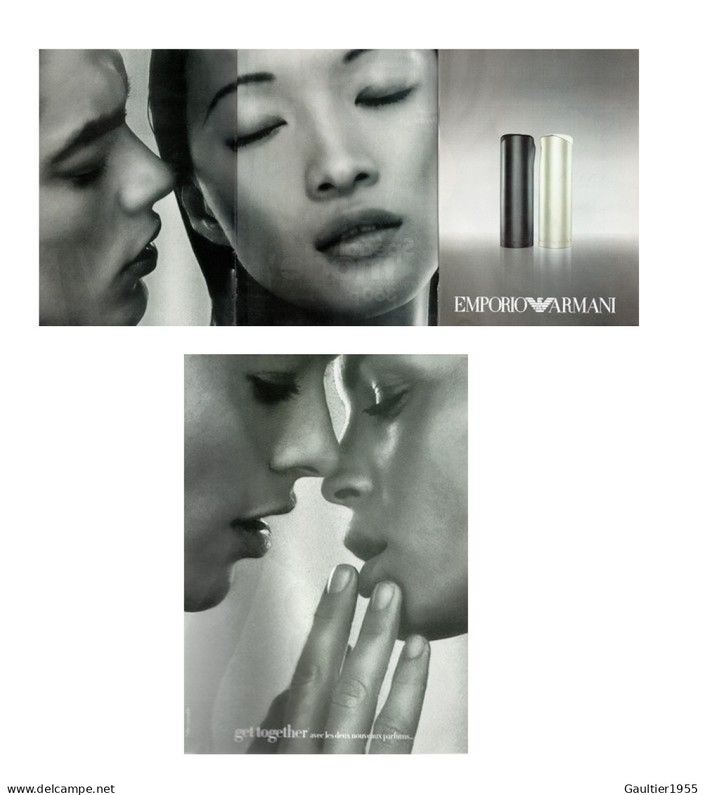 Publicité Papier - Advertising Paper - Armani Recto Verso - Parfumreclame (tijdschriften)