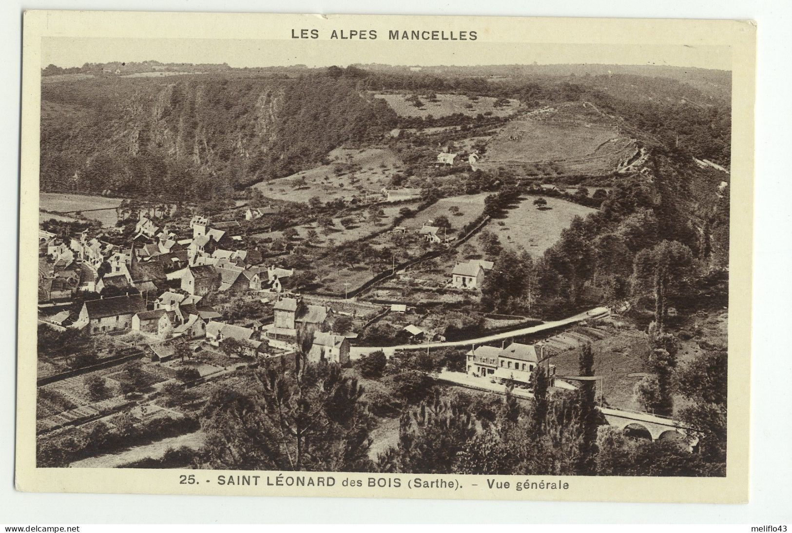 72/CPSM  - Saint Léonard Des Bois - Vue Générale - Saint Leonard Des Bois