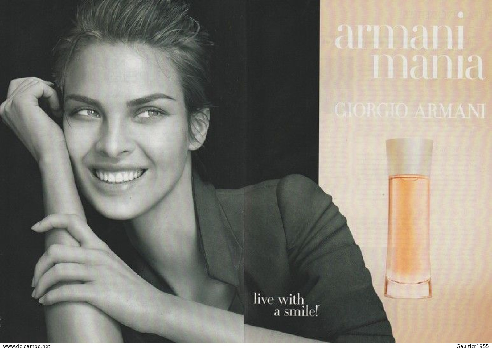 Publicité Papier - Advertising Paper - Armani 2 Pages - Parfumreclame (tijdschriften)