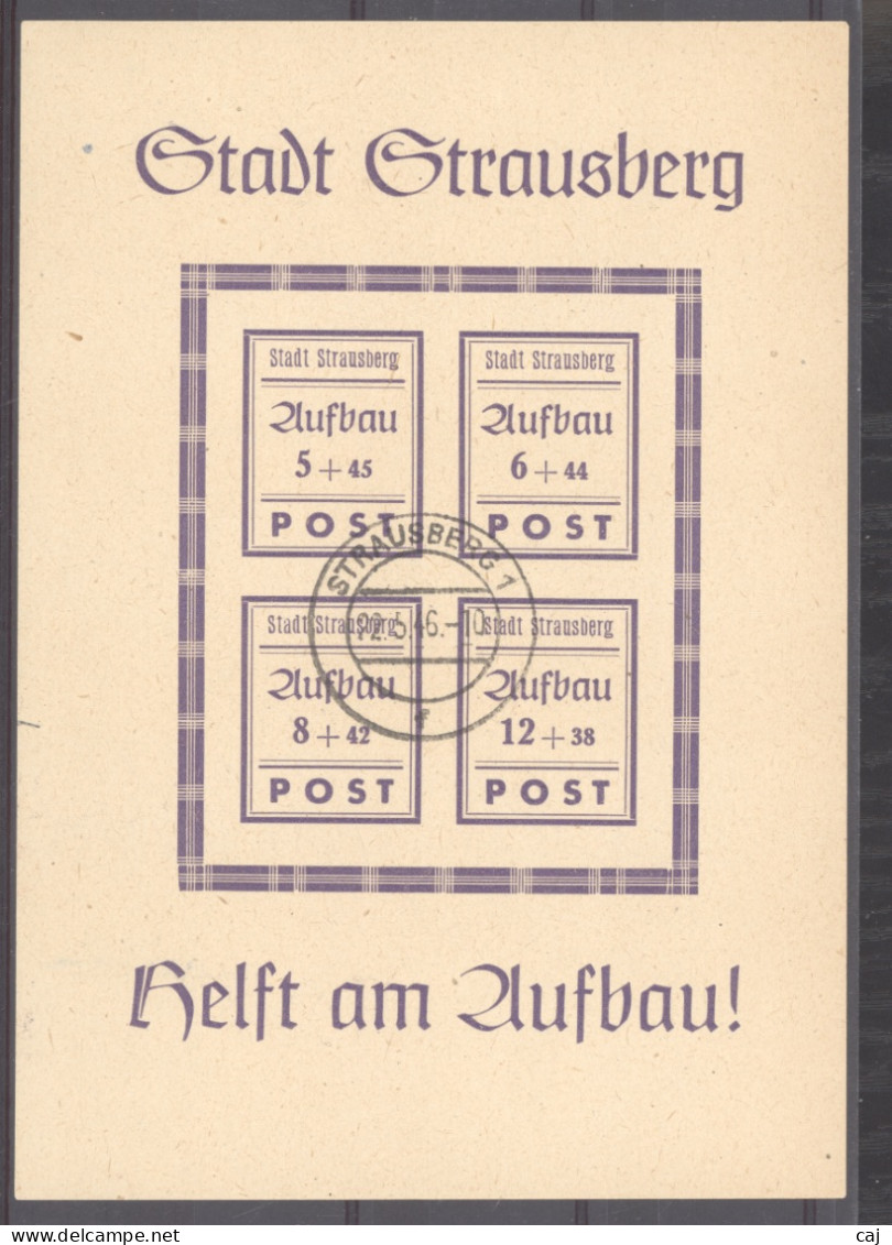 Strausberg  -  Blocs  :  Mi  1  (o)  Type I - Postfris