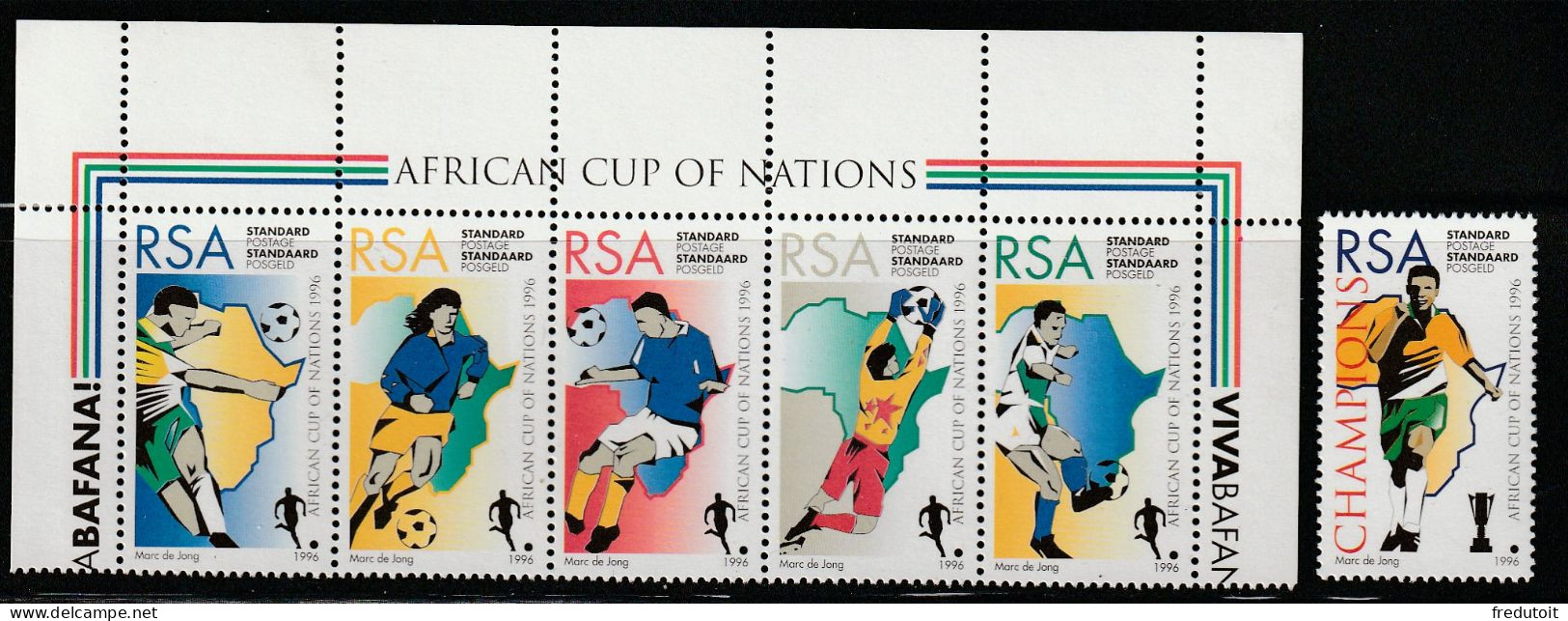 AFRIQUE Du SUD - N°896/901 ** (1995) Football : Coupe D'Afrique Des Nations - Ongebruikt