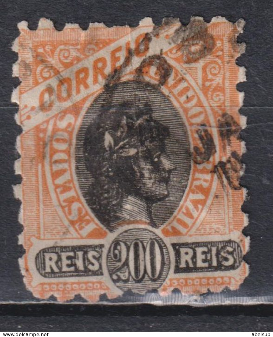 Timbre Oblitéré Du Brésil De 1894 N° 93a - Usados