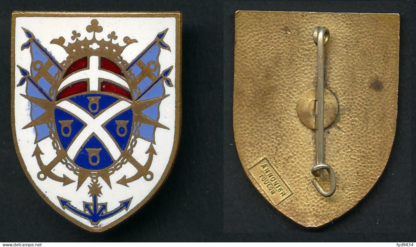 Insigne Du Croiseur Suffren - Marine