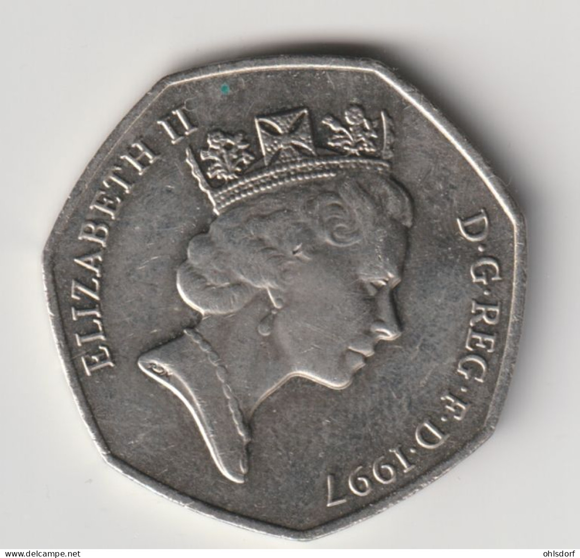 GREAT BRITAIN 1997: 50 Pence, KM 940.1 - 50 Pence