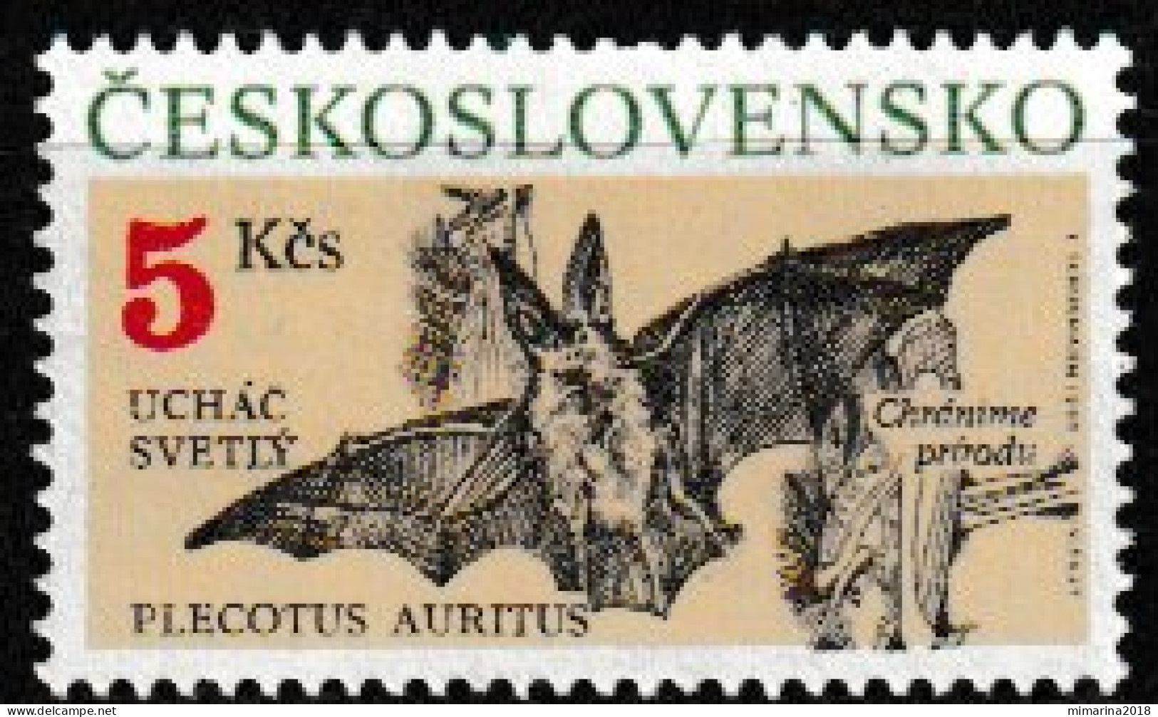 CHECOSLOVAQUIA  MNH  "BATS" - Vleermuizen