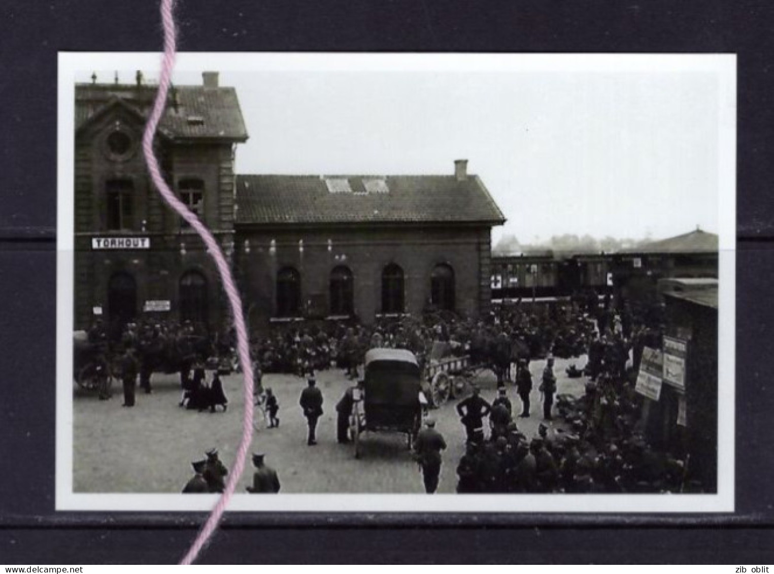 PHOTO  THOUROUT THOROUT GARE STATIE STATION  REPRO - Torhout