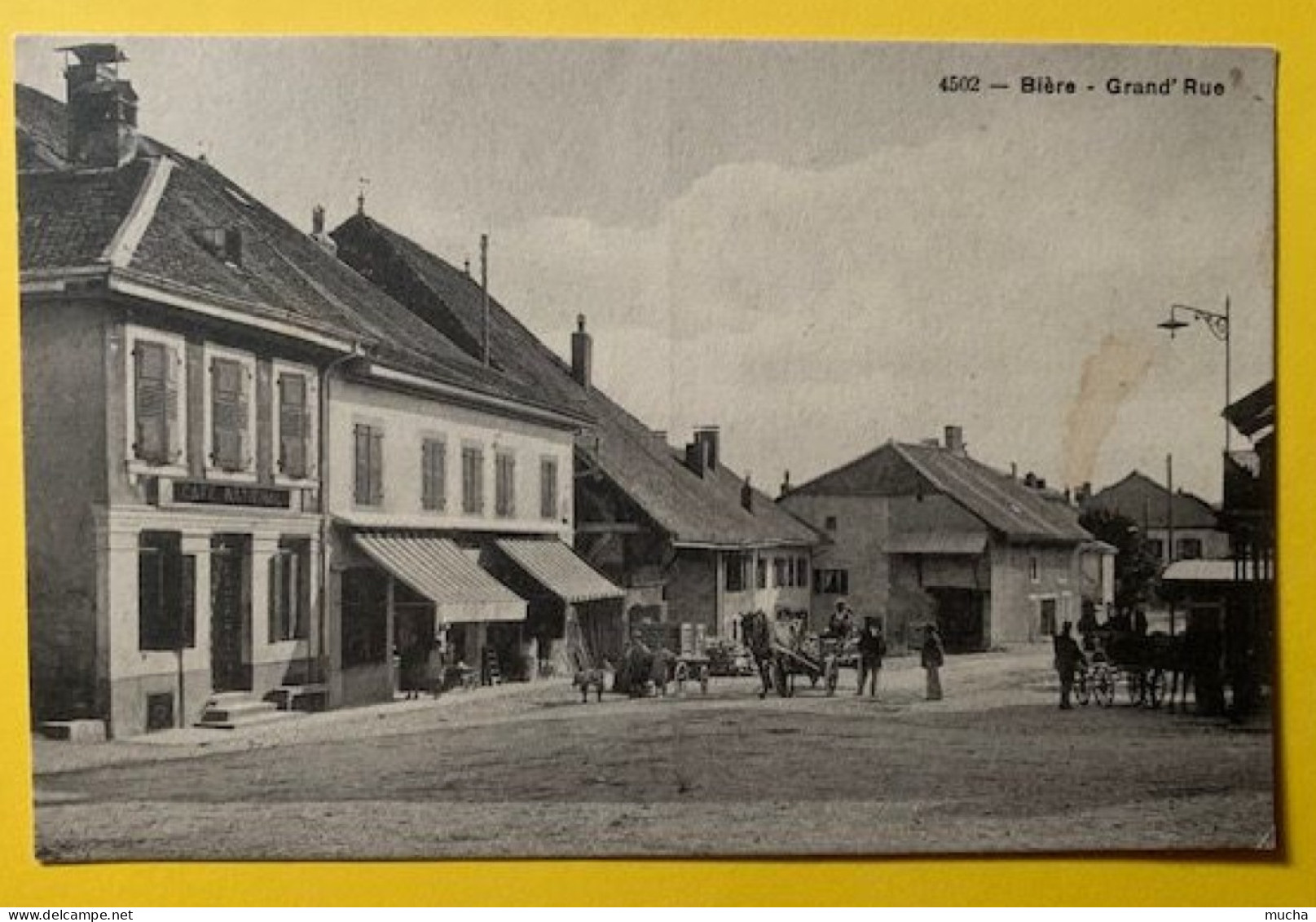 19643 - Bière Grand' Rue Attelages  Jolie Animation - Bière