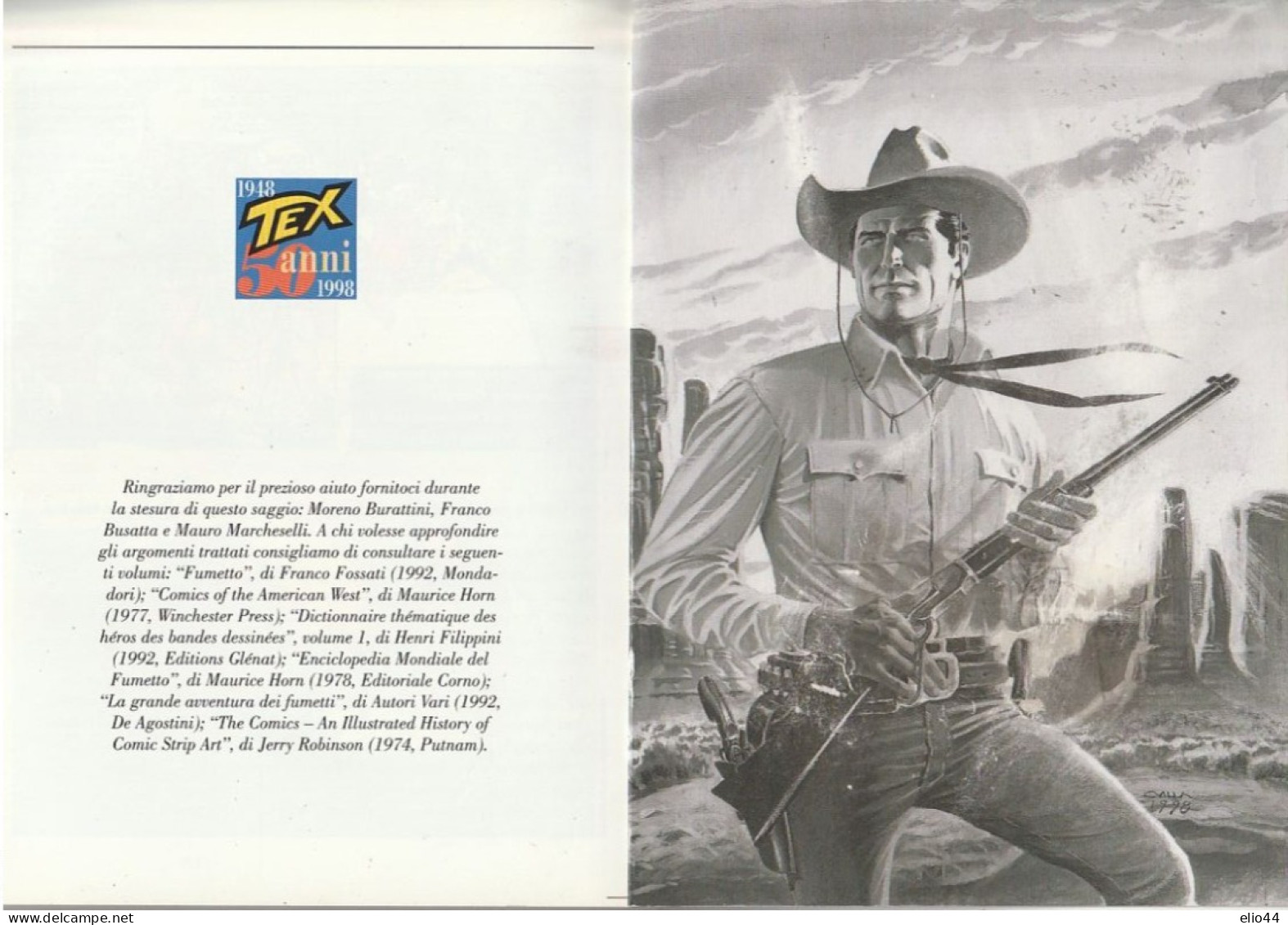 Fumetti - TEX - Le Frontiere Di Carta - Piccola Storia Del Western A Fumetti- - Tex