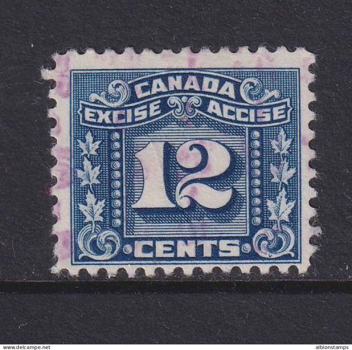 Canada Revenue (Federal), Van Dam FX72, Used - Fiscale Zegels