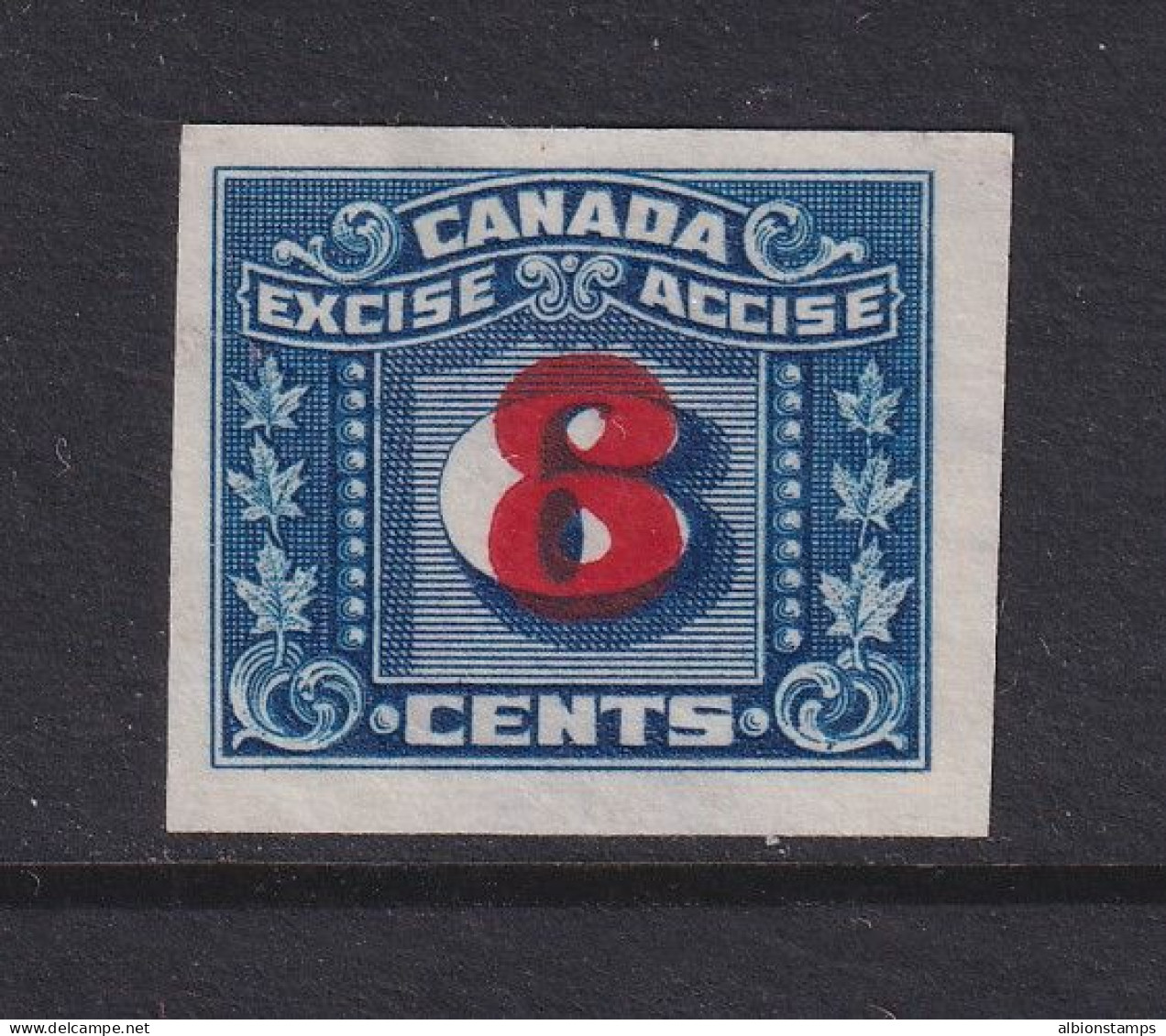 Canada Revenue (Federal), Van Dam FX140, NGAI (as Issued) - Fiscale Zegels