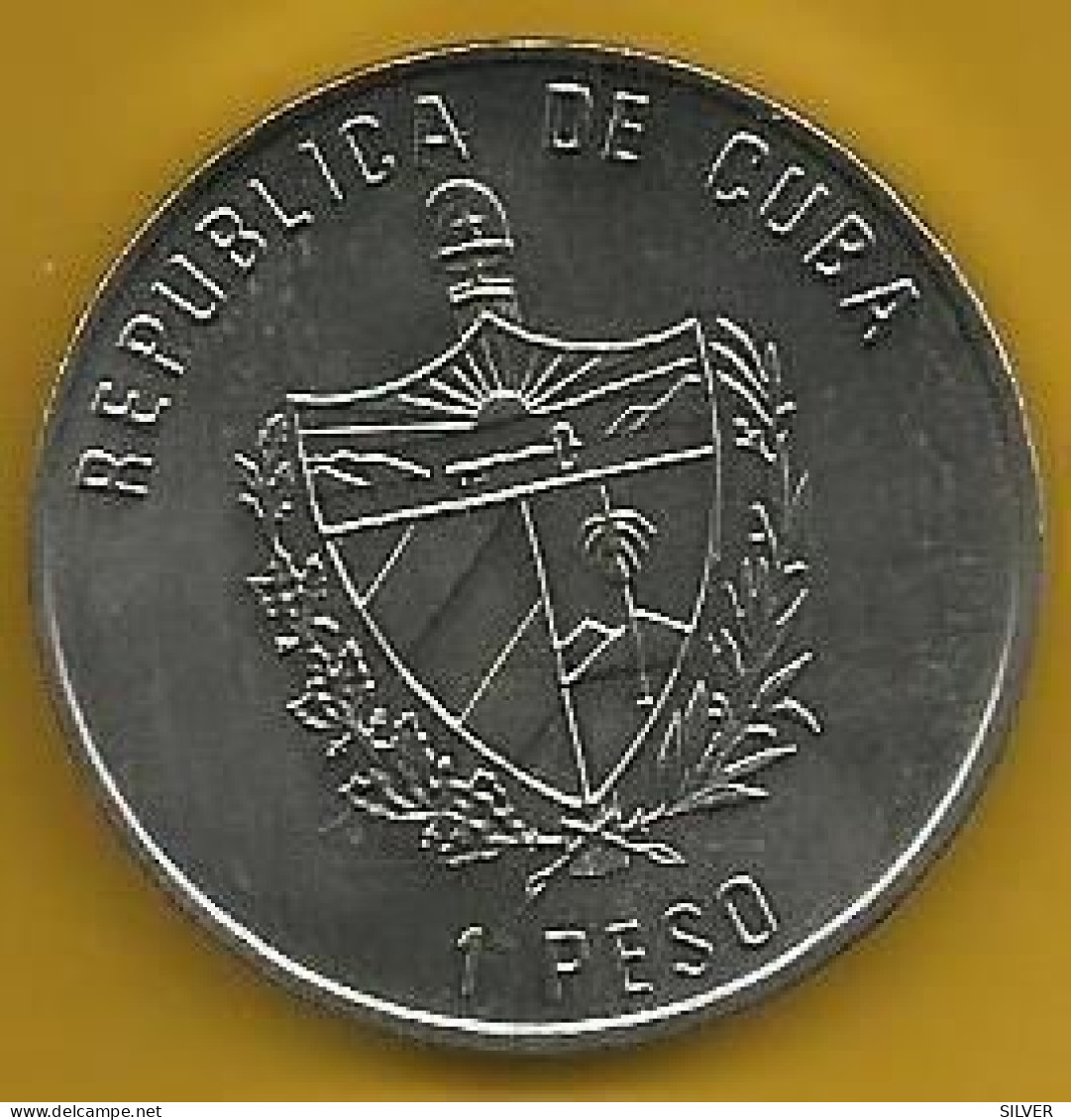 CUBA 1 PESO Federico Garcia Lorca UNC TRES RARE - Cuba