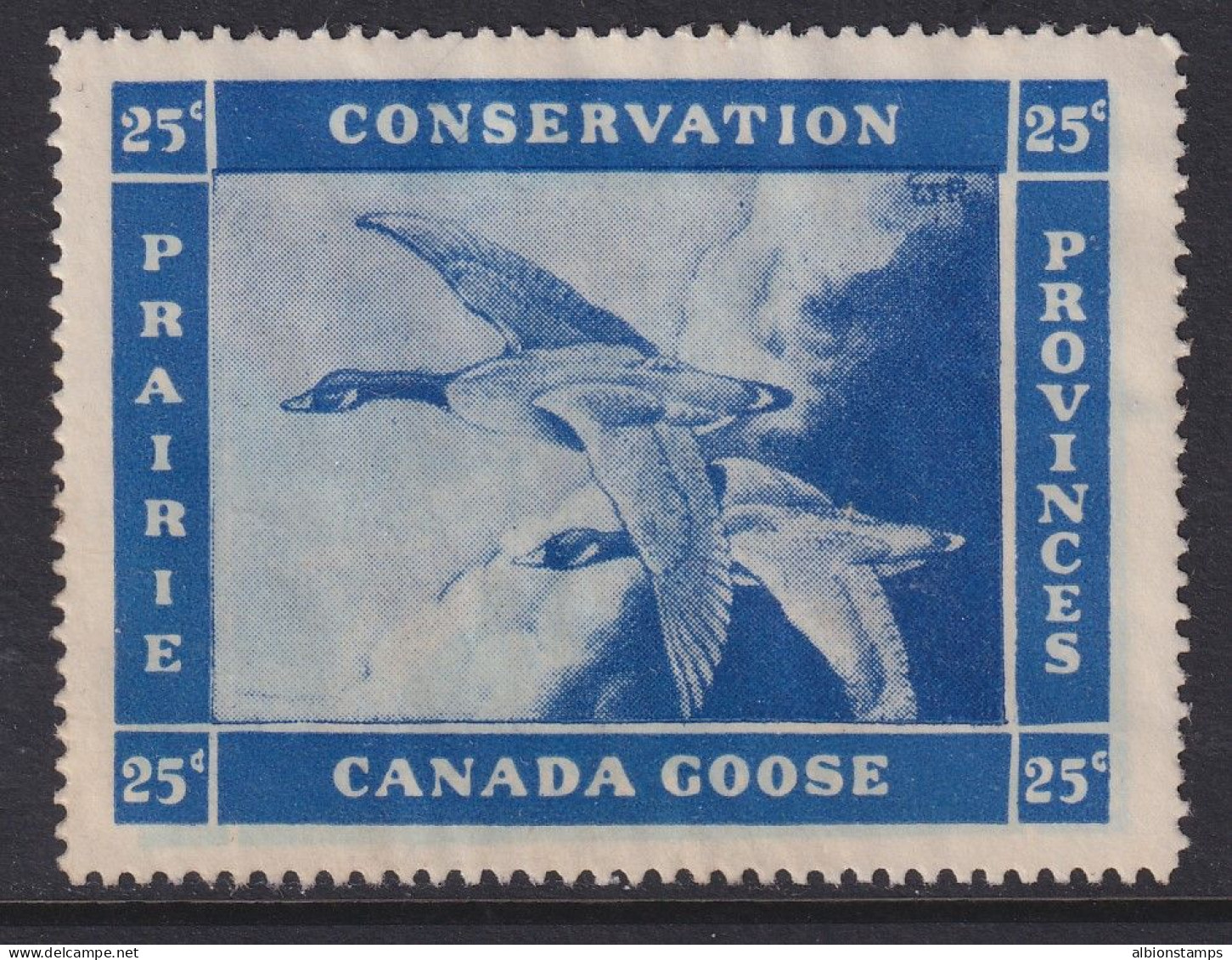 Canada Revenue (Prairie Conservation), Van Dam PC4, MNG (no Gum) - Steuermarken