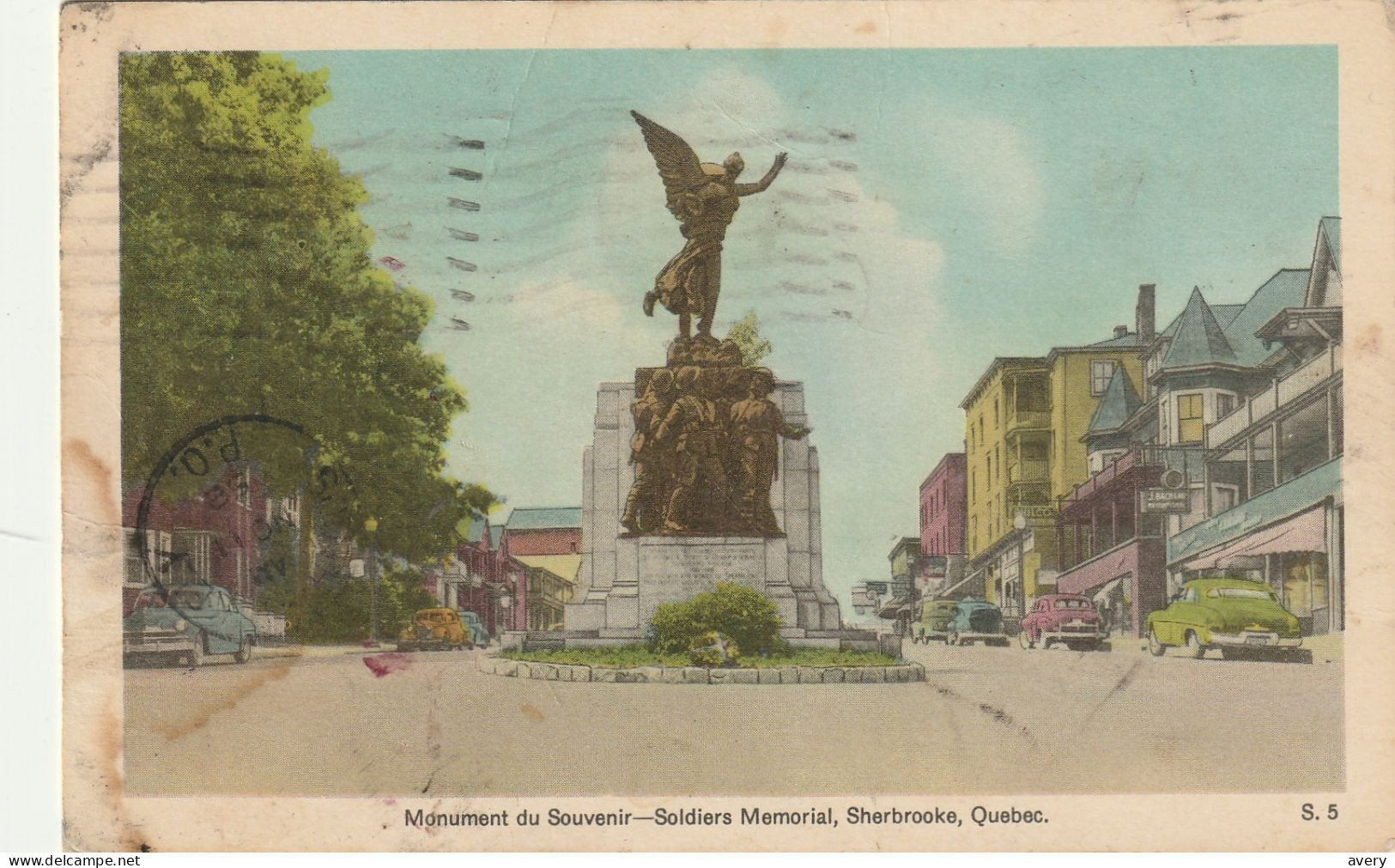 Monument Du Souvenir - Sherbrooke, Quebec  Soldiers Memorial - Sherbrooke