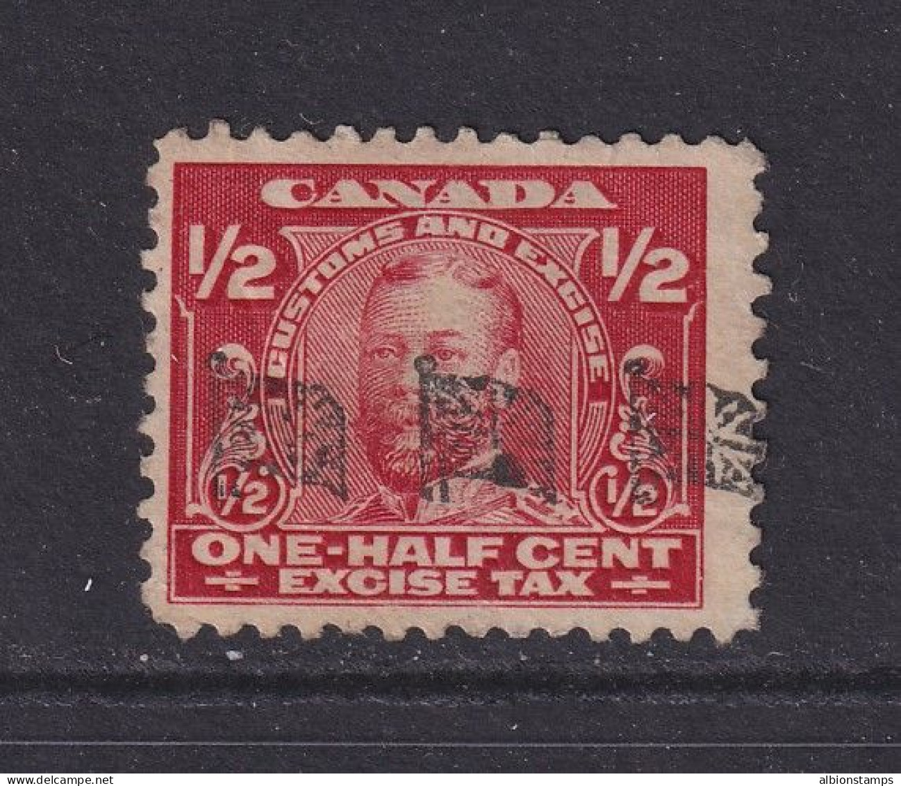 Canada Revenue (Federal), Van Dam FX2b, Used, Flag Precancel - Fiscale Zegels