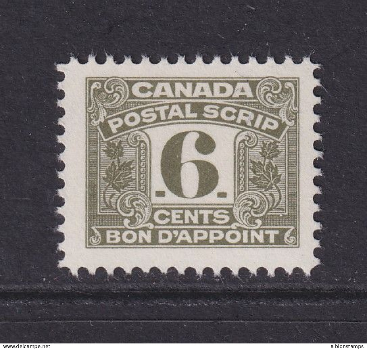 Canada Revenue (Federal), Van Dam FPS46, MNH - Revenues