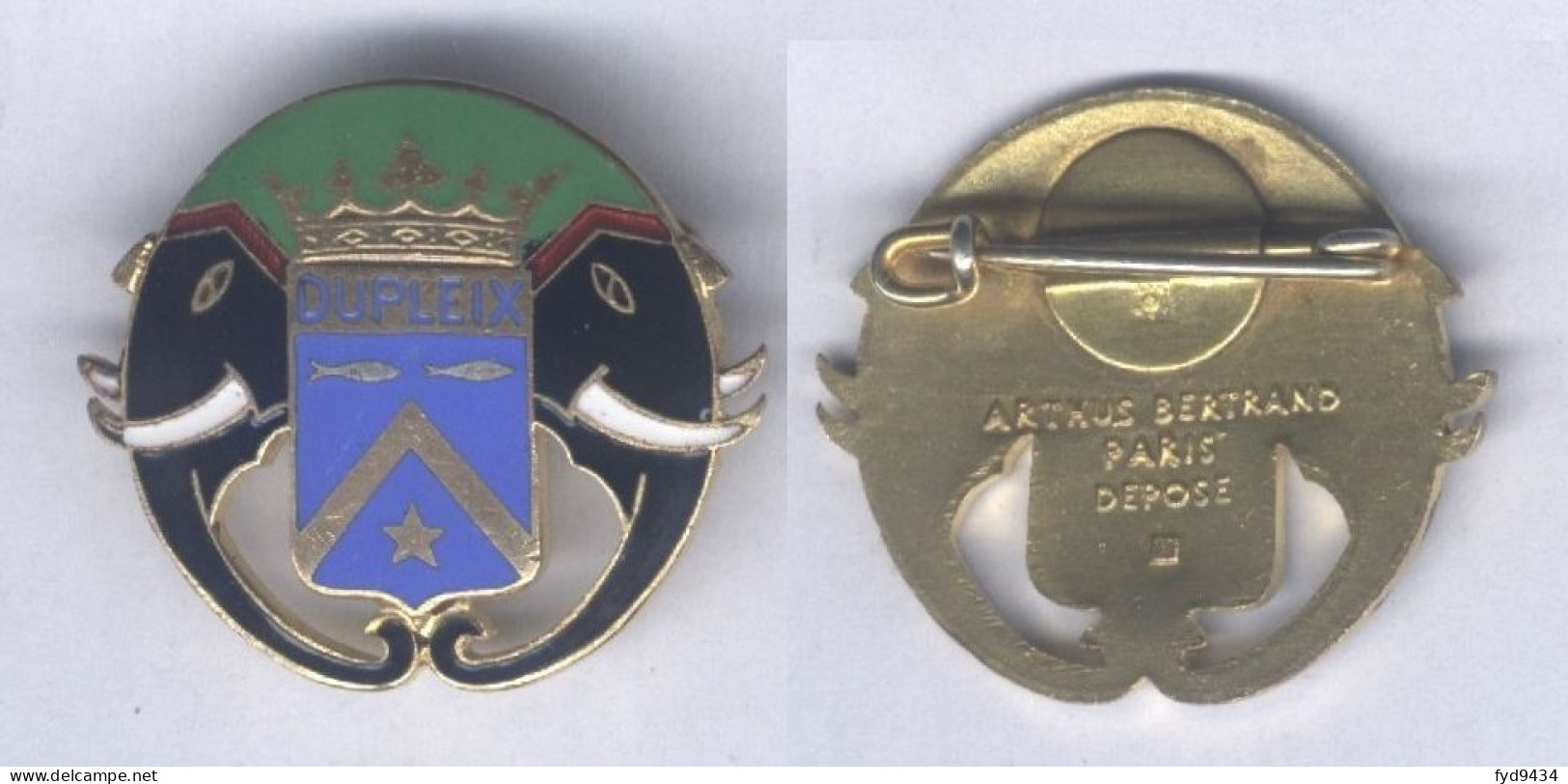 Insigne Du Croiseur Dupleix - Marine