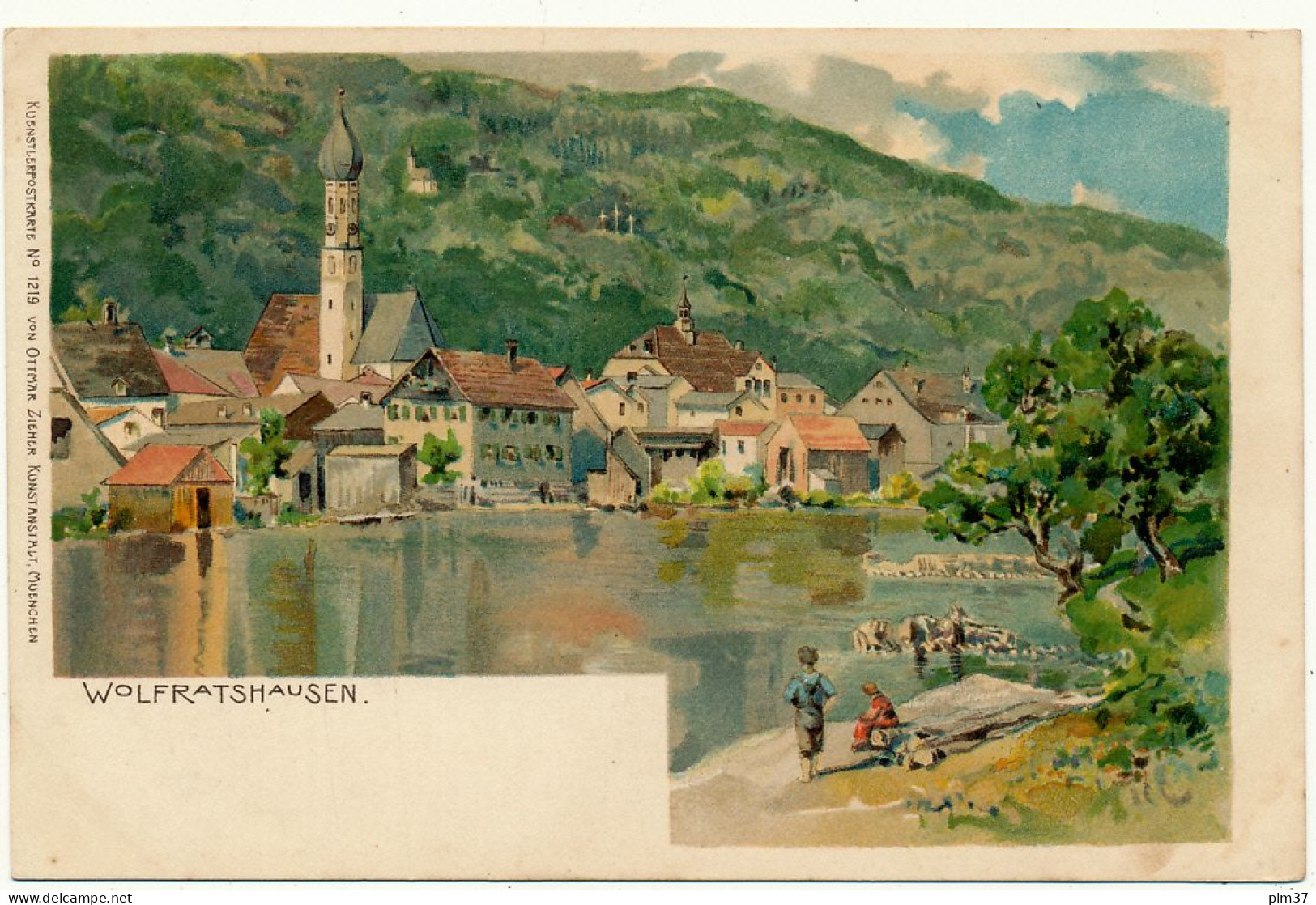 WOLFRATSHAUSEN - Lithographie - Wolfratshausen