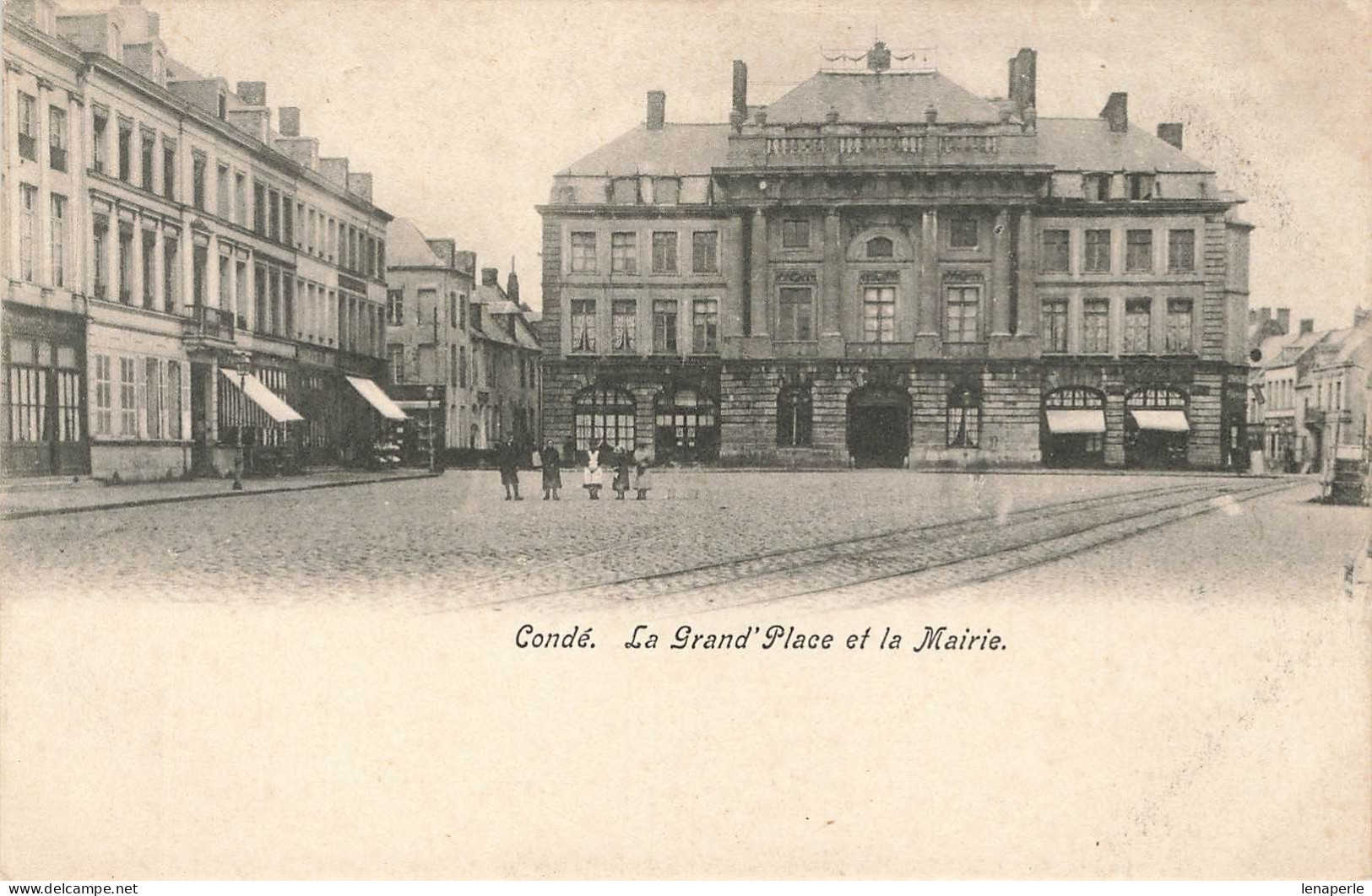 D759 CONDE La Grand Place Et La Mairie - Conde Sur Escaut