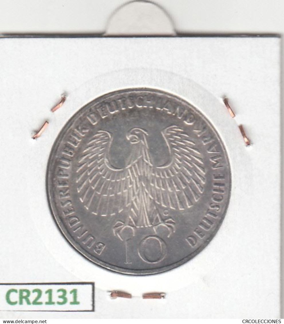 CR2131 MONEDA ALEMANIA 10 MARCOS 1972 PLATA EBC - 10 Marchi