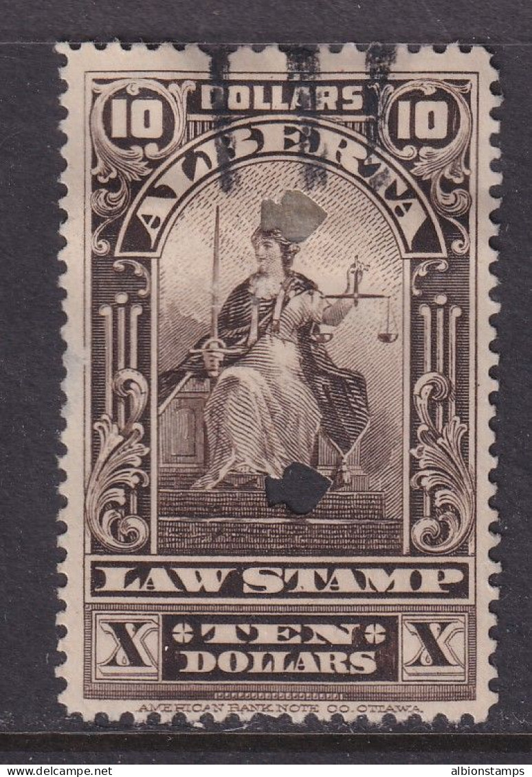 Canada Revenue (Alberta), Van Dam AL39, Used - Steuermarken