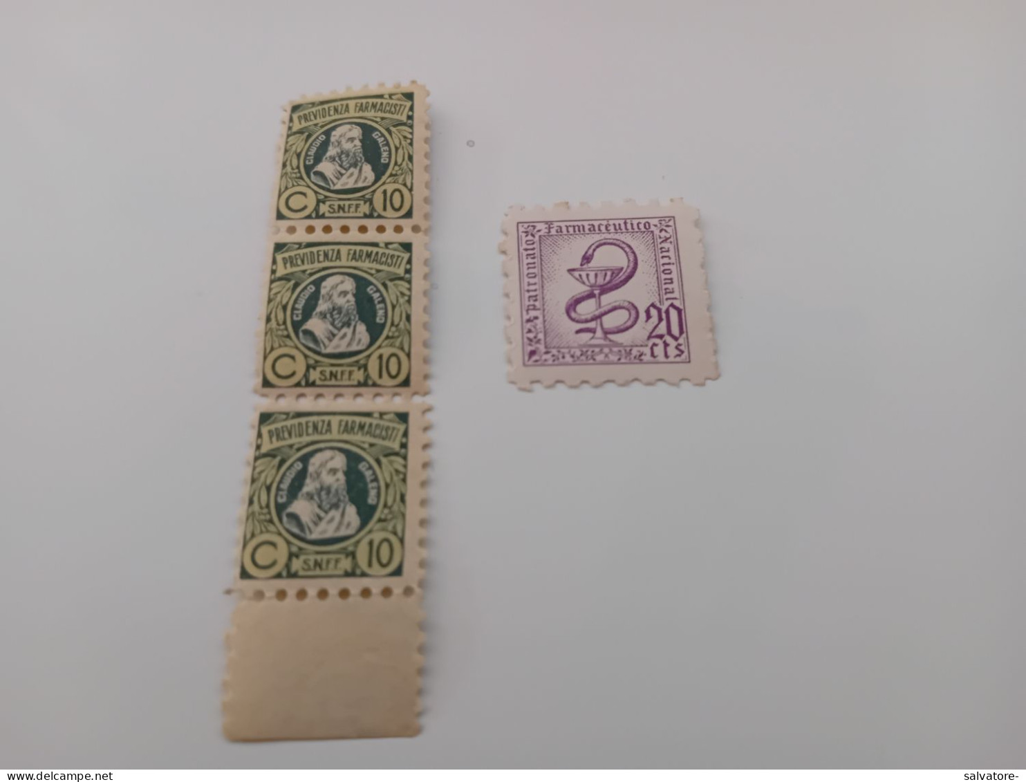 MARCHE DA BOLLO PATRONATO FARMACEUTICO + ALTRE 3 PREVIDENZA- NUOVI NON LINGUELLATI - Revenue Stamps