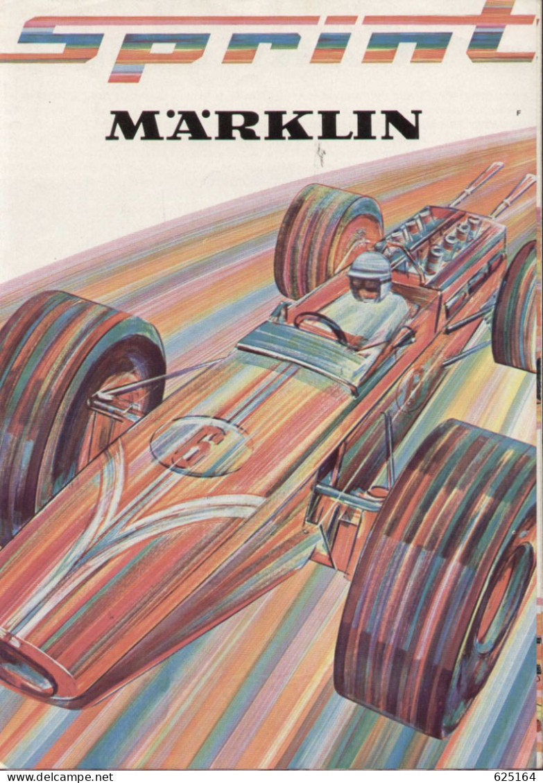 Catalogue Märklin Sprint 1969  Maßstab 1:32 Die Schnelle Autorennbahn - German
