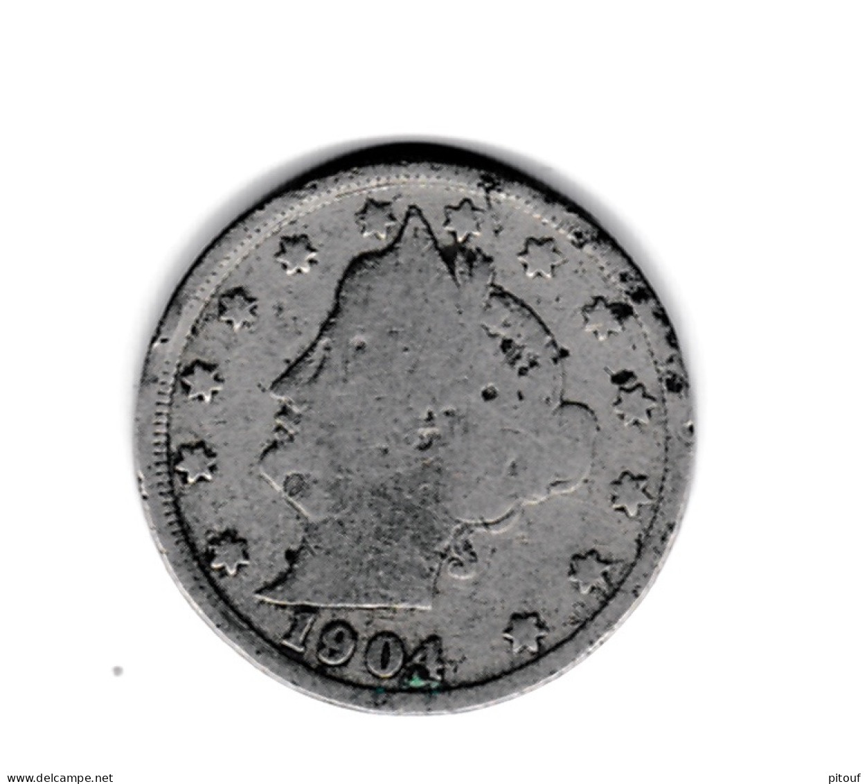 5 Cent 1904 TB - 1883-1913: Liberty
