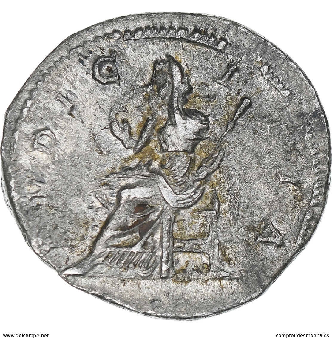 Julia Maesa, Denier, 218-222, Rome, TTB+, Argent, RIC:268 - La Dinastía De Los Severos (193 / 235)