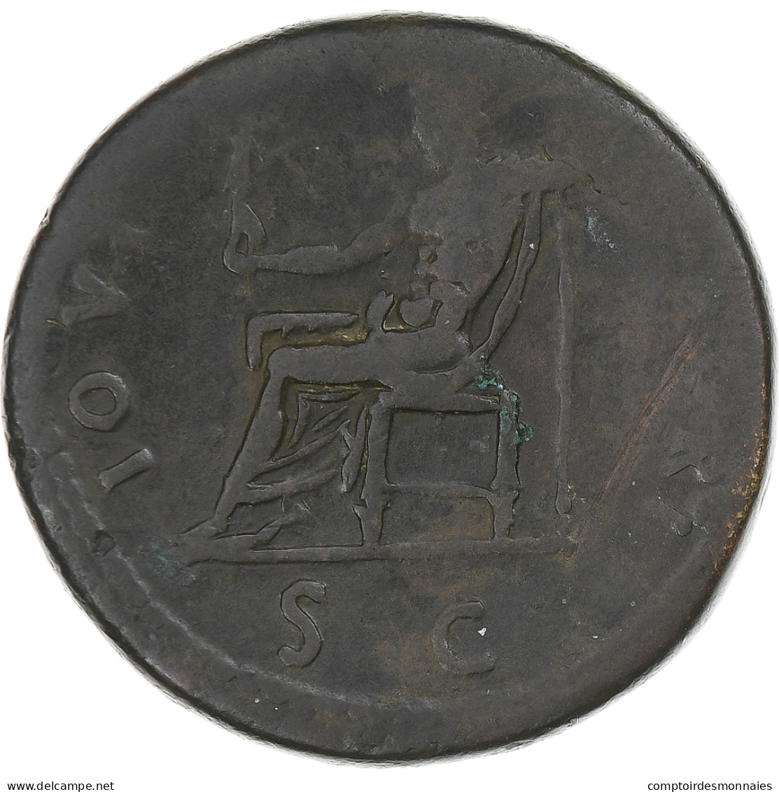 Domitien, Sesterce, 95-96, Rome, TB+, Bronze, RIC:794 - Die Flavische Dynastie (69 / 96)