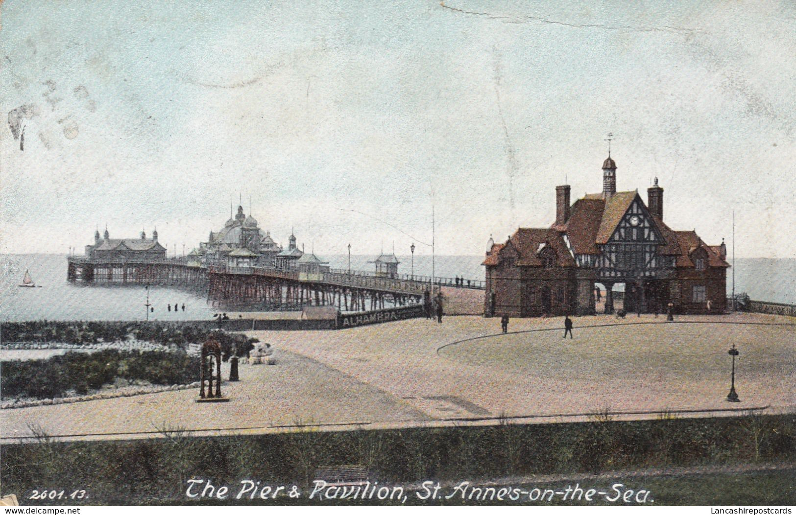 Postcard Genealogy Miss Gorrell Arden Terrace Accrington PU 1905 My Ref B14827 - Genealogy