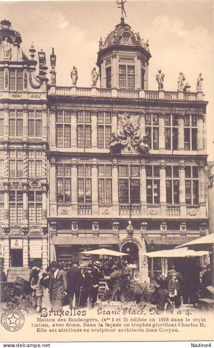 CP - Bruxelles - Grand Place , Marché - Marchés