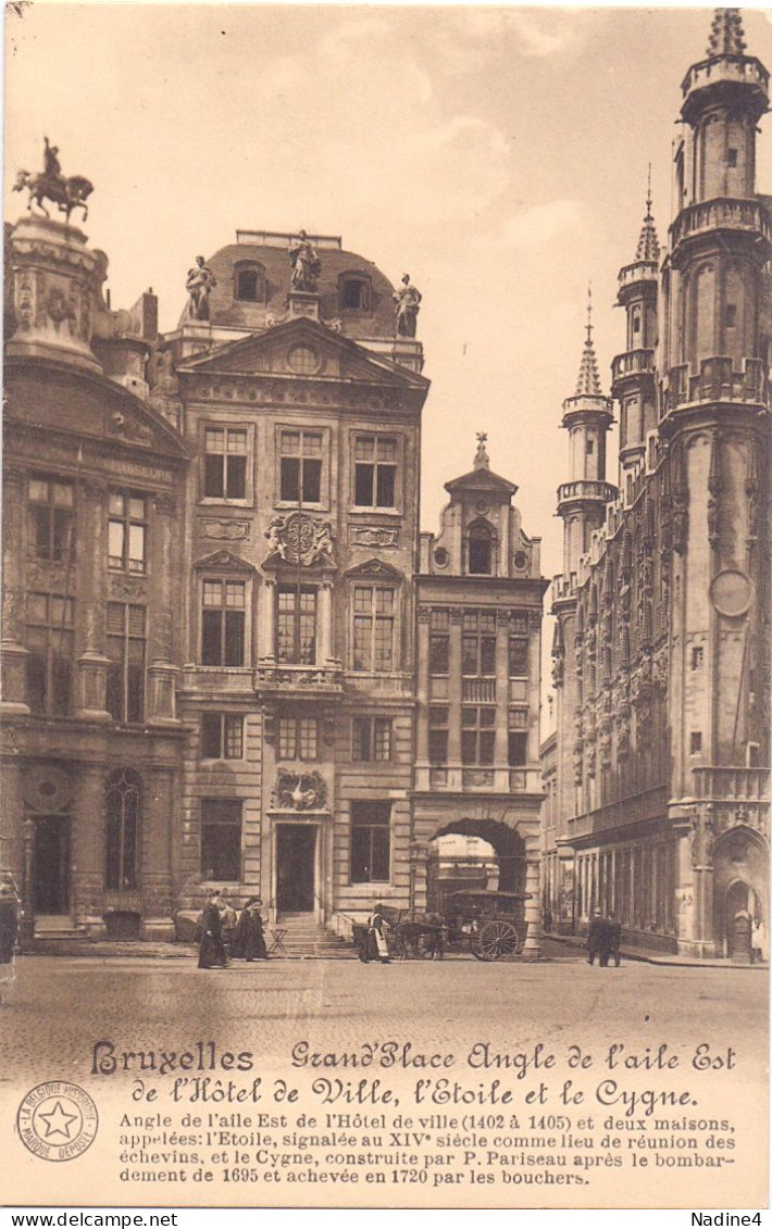 CP - Bruxelles - Grand Place , Hotel De Ville - Mercati