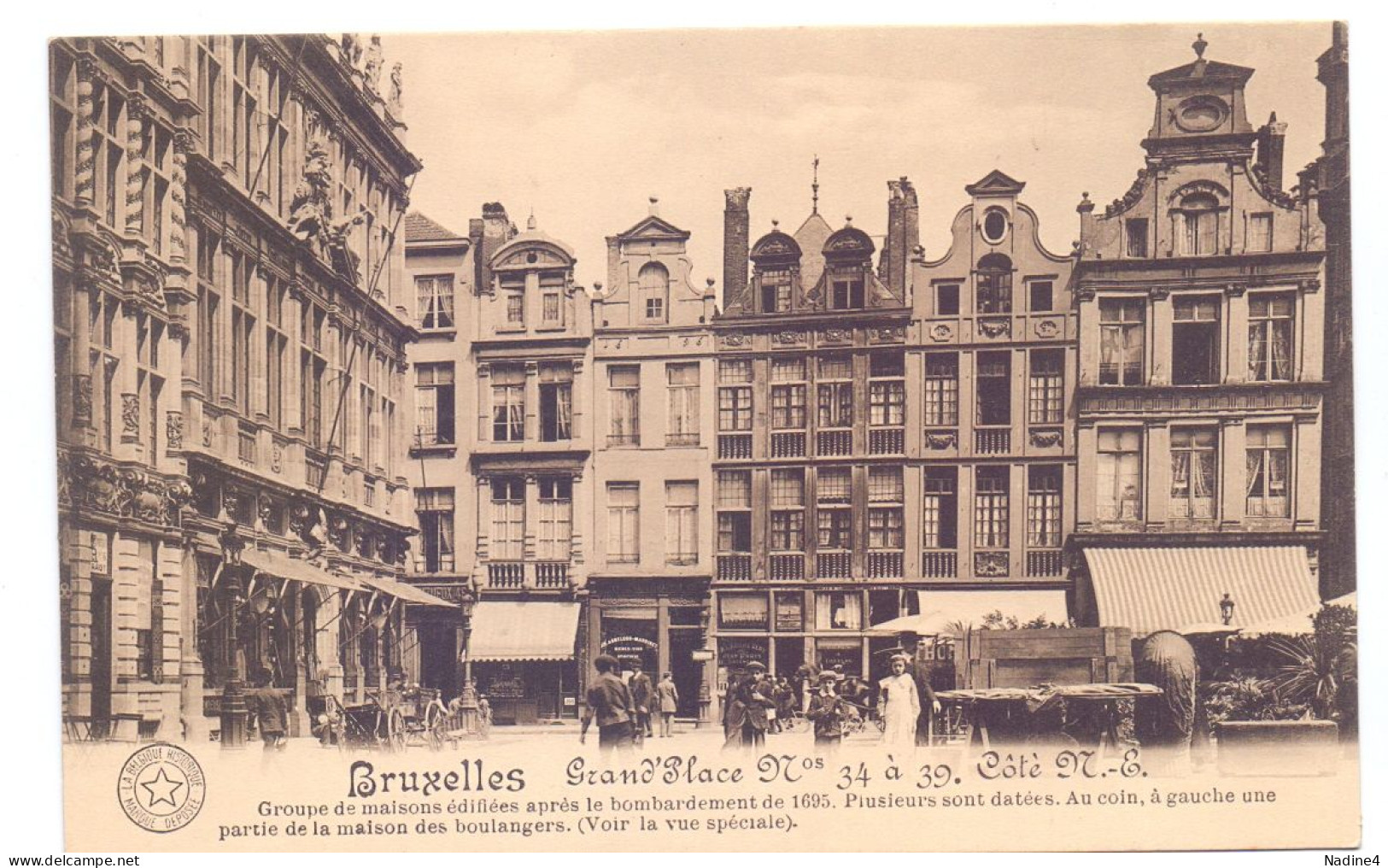 CP - Bruxelles - Grand Place , Marché - Markten