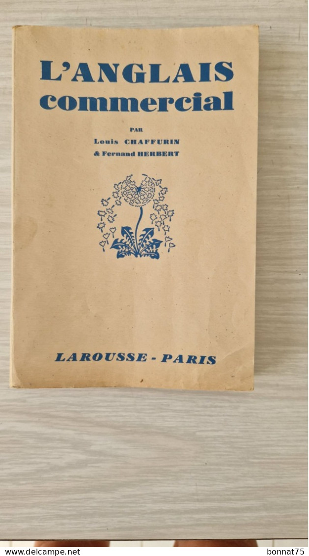 L'ANGLAIS COMMERCIAL- 1928 - Business/Contabilità