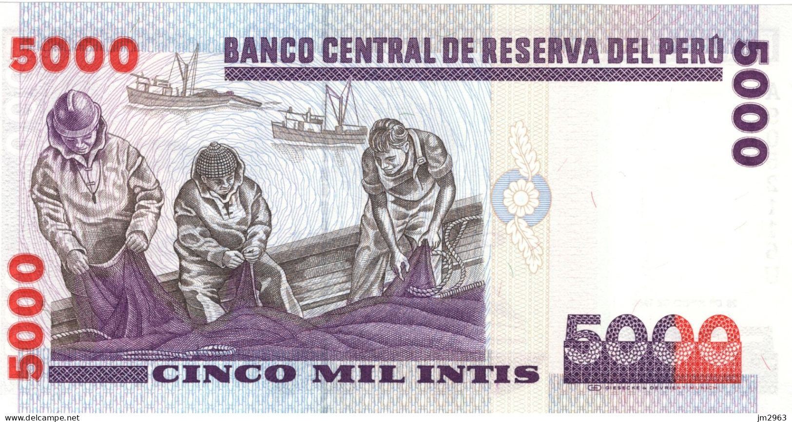 PEROU 5000 INTIS UNC 28.06.1988 A 9052116 U - Pérou