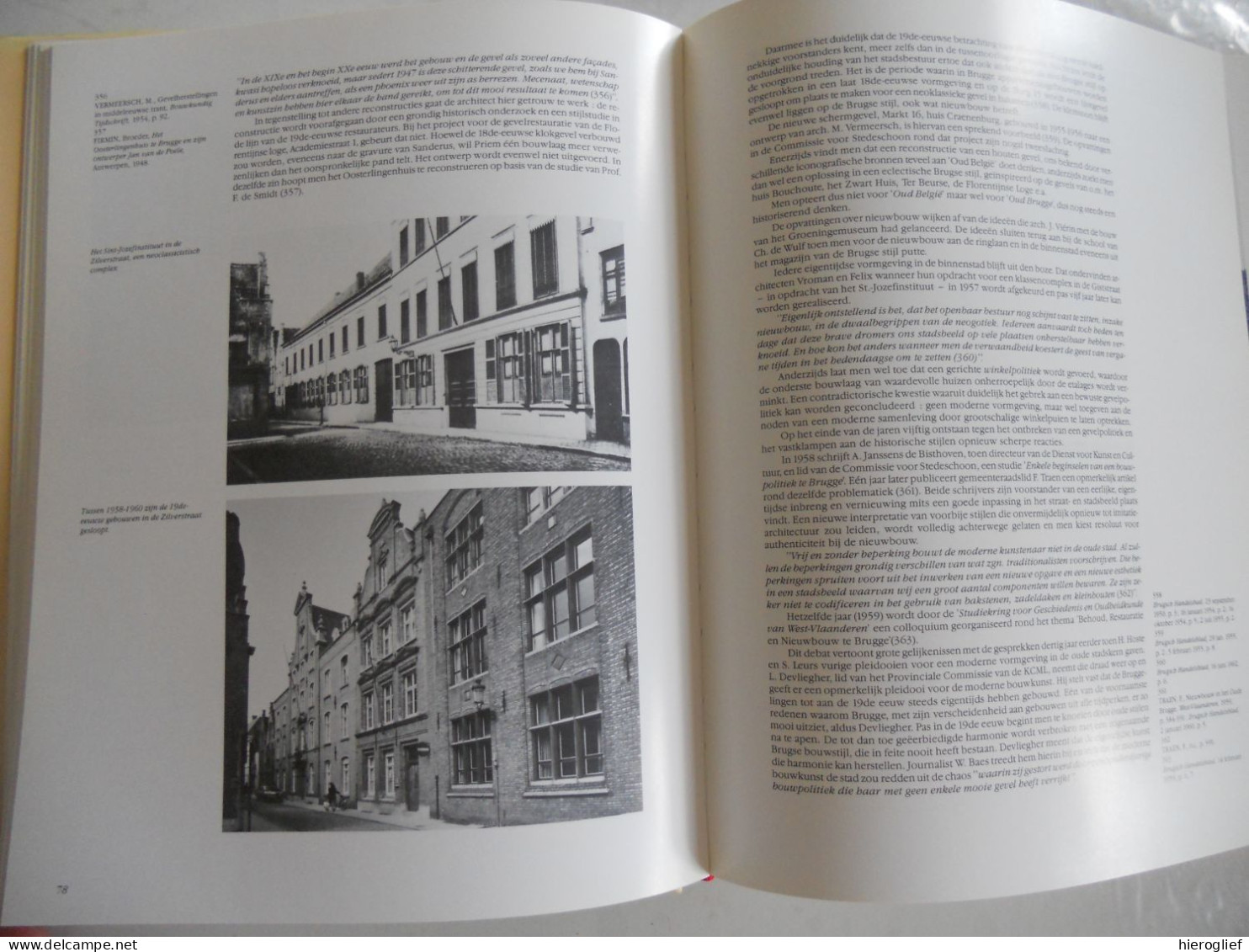 STENEN HERLEVEN 111 jaar kunstige herstellingen in Brugge 1988-1999 CONSTANDT ea / restaureren restauratie architectuur