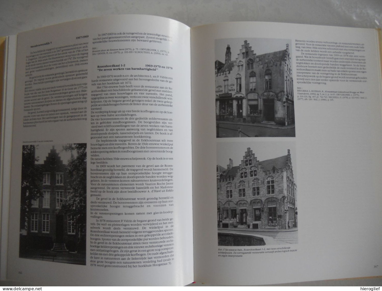 STENEN HERLEVEN 111 jaar kunstige herstellingen in Brugge 1988-1999 CONSTANDT ea / restaureren restauratie architectuur