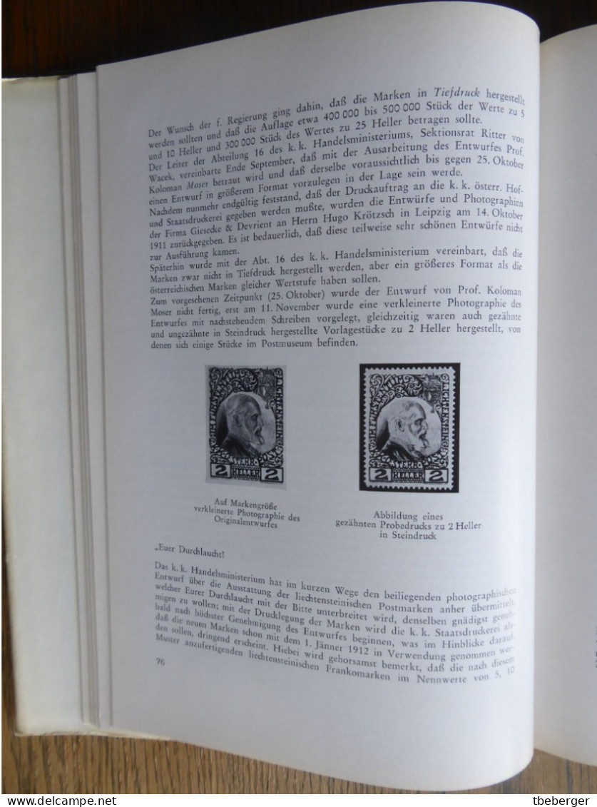 Liechtenstein; 50 Jahre Liechtensteinische Postwertzeichen 1912 - 1962 - Handbooks