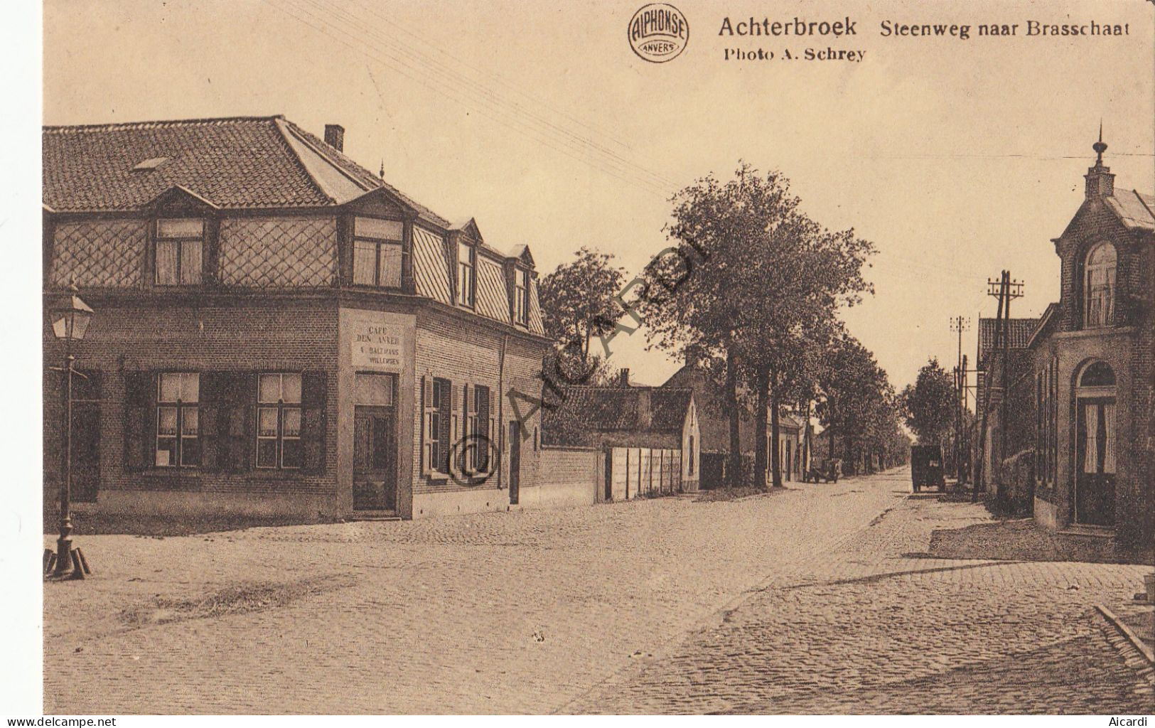 Achterbroek - Steenweg Naar Brasschaat - Cafe Den Anker  (A521) - Kalmthout