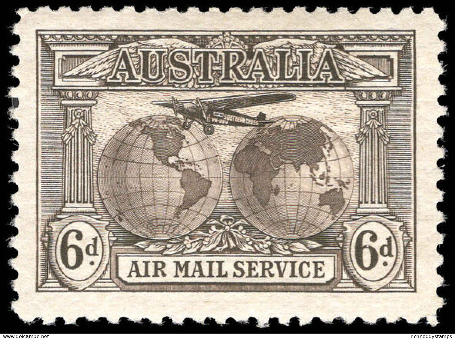 Australia 1931 AIR MAIL SERVICE Lightly Mounted Mint. - Nuevos