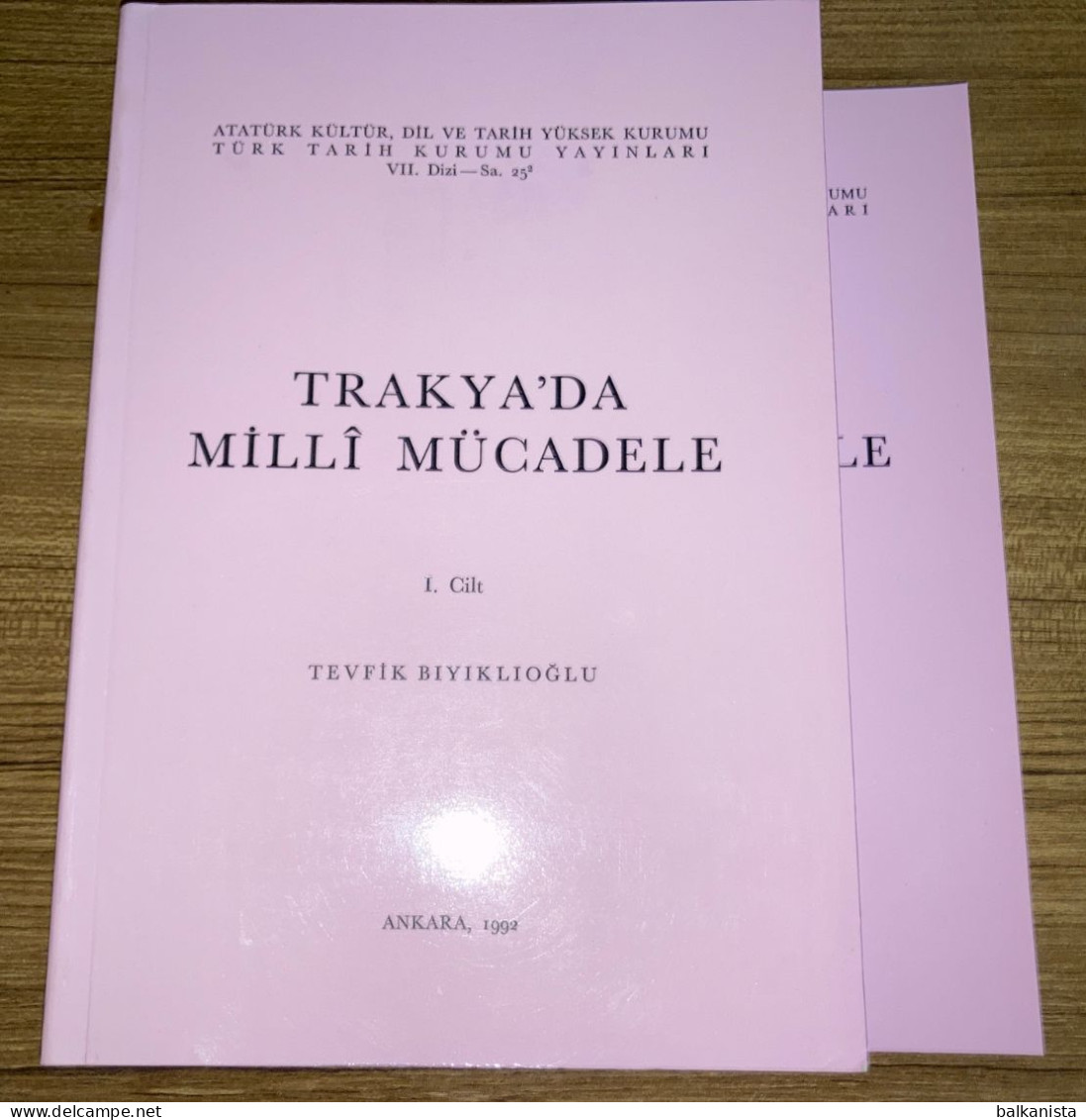 Trakya'da Milli Mucadele Tevfik Bıyıklioglu Ottoman Turkish History Thrace - Middle East